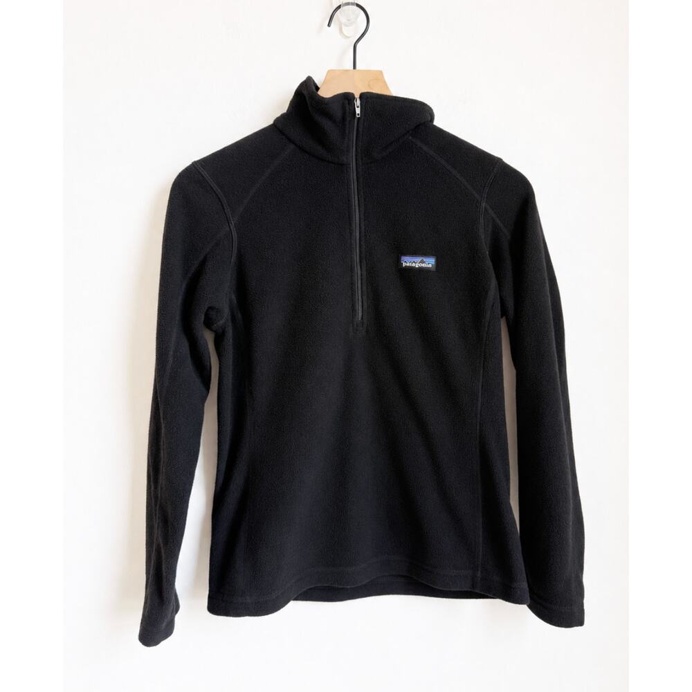 Patagonia Women's Micro D 1/4-Zip Fleece Black XS